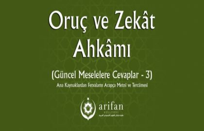 Oruç ve Zekat Ahkamı - 3